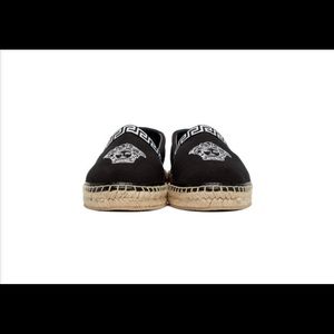 Versace Black Medusa Espadrille